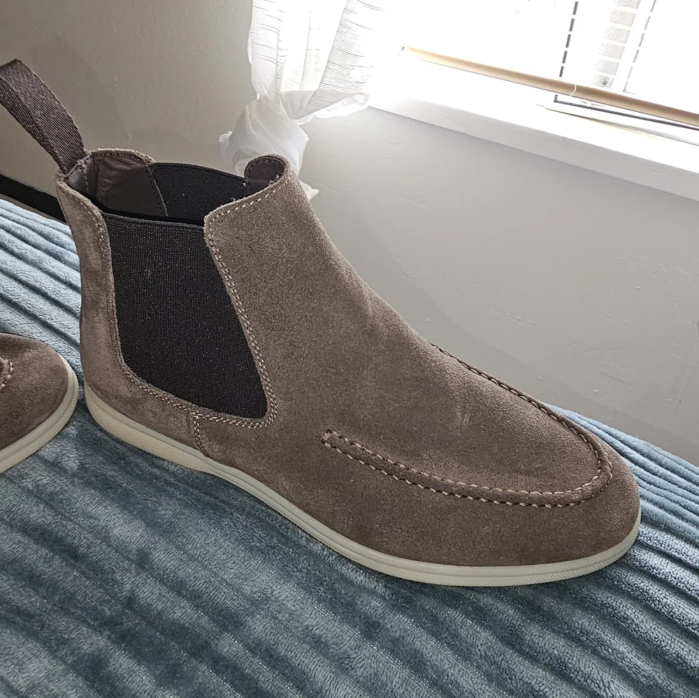 SCAROSSO SUEDE CHELSEA BOOT SZ 37 - Picture 4 of 7